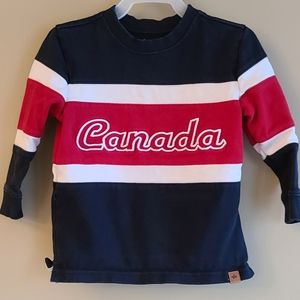 Canada crew neck long sleeved tee shirt